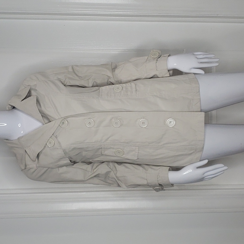 🤯3/$12 Joujou Tan Trench Coat Size Youth Large
